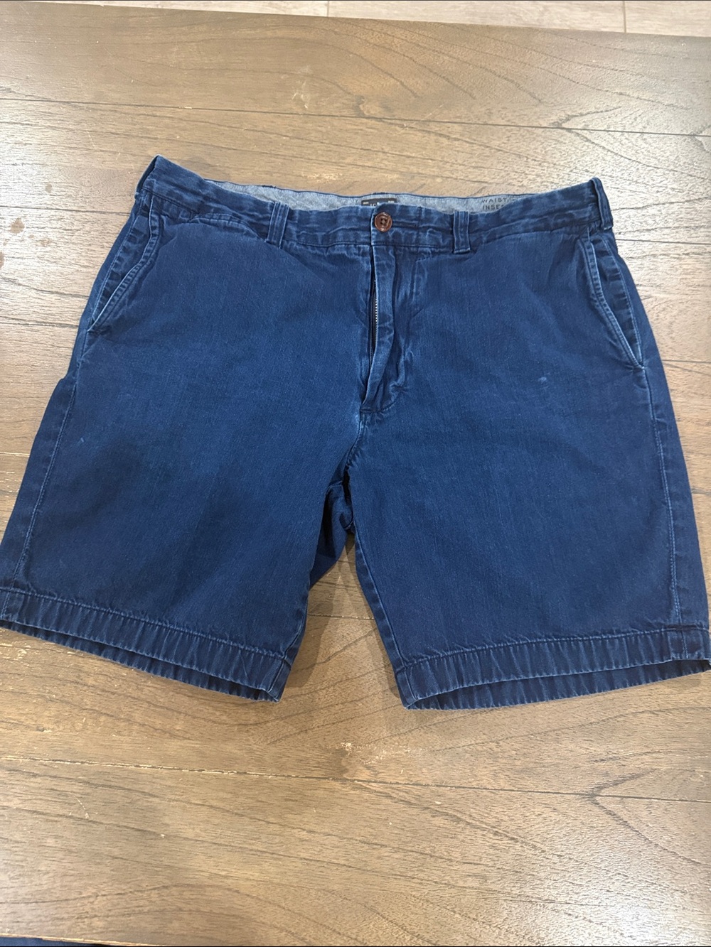 J. Crew Men's Dark Navy Flat Front Chino Shorts